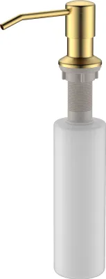 Produktbild von Avapax | Seifenspender - 350 Ml - Gebürstetes Gold - Zylindrische Form - Robuste Konstruktion