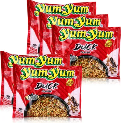 Produktbild von Yum Yum Instant Nudeln Ente 60g - DUCK - Fertiggericht (5er Pack)