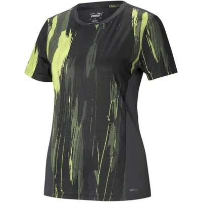 Produktbild von Puma individualCUP Graphic Fußballtrikot Damen schwarz dunkelgrau fluo gelb Gr XL