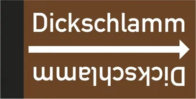 Produktbild von Dreifke® Rohrleitungsband Dickschlamm, DIN 2403, ab Ø 15mm, braun/weiß, 33m/R...