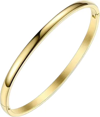 Produktbild von ROUGEMONT Klassischer Damen Trend Armreif 18K Gold 60mm