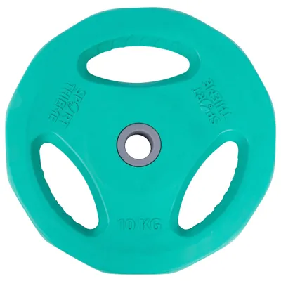 Produktbild von Sport-Thieme Hantelscheibe "Gummi" für Pumpset, 10 kg