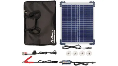 Produktbild von Tecmate Batterieladegerät Optimate Solar Duo 20 W Reiseset. Optimiertes Ladegerät Solar Duo 20w