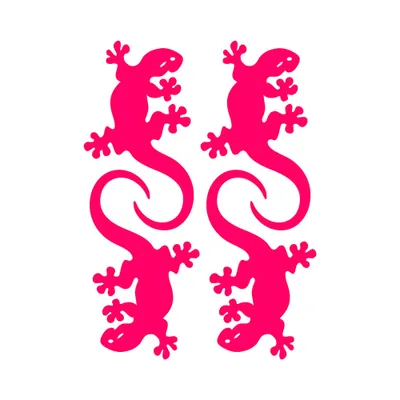 Immagine prodotto di Adesivo neon Rosa geco