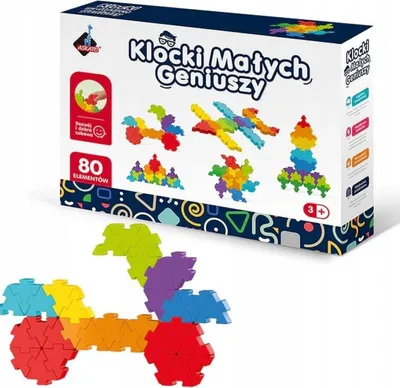 Produktbild von Little Geniuses Puzzleblöcke, 80-teiliges Puzzle