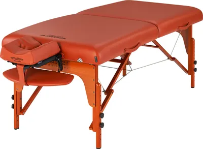 Produktbild von Master Massage 79cm Santana™ Mobile Massageliege Paket mit Memory Foam & Klappbarem Holzgestell-Zimt