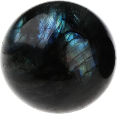 Produktbild von Natürlicher Labradorit 50mm Kugelform Edelstein Intuition und Kreativität Mystik
