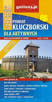 Immagine prodotto di Distretto di Kluczbork per persone attive. Byczyna, Wołczyn, Kluczbok. Mappa turistica. Galileos