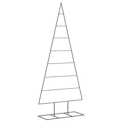 Zdjęcie produktu dla Metalowa choinka świąteczna, do dekoracji, czarna, 180 cm