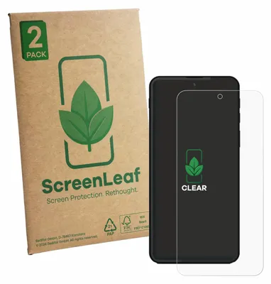 Produktbild von 2x ScreenLeaf Schutzfolie für Shiftphones Shiftphone 8.1 Displayschutz Display Schutz Folie Klar Transparent