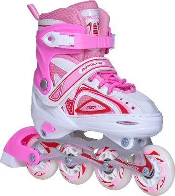 Image de Apollo Roller Super Blades taille M(35-38) blanc/rose Patins à roulettes