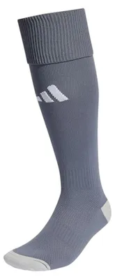 Image de Adidas - Chaussettes montantes "Milano 23" pour hommes/femmes, unisexes, modèle SX686 (taille 40 EU - 42 EU), couleur gris
