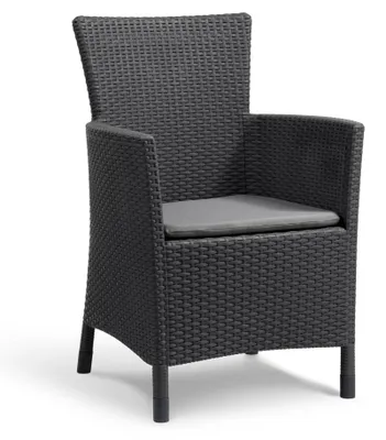 Immagine prodotto di Poltrona da Giardino 62x60x89 cm in Resina Keter Iowa Dining Chari Antracite