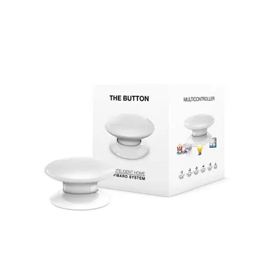 Obrázok produktu pre FIBARO The Button Univerzálny manuálny spínač - biely