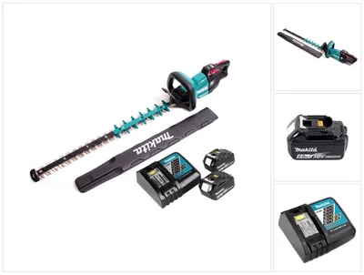 Produktbild von Makita DUH 751 RG Akku Heckenschere 18V 75 cm Brushless + 2x Akku 6,0Ah + Ladegerät