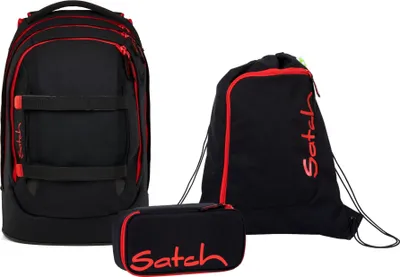 Produktbild von Satch Schulrucksack-Set PACK Fire Phantom 3-teilig, Kollektion 2025