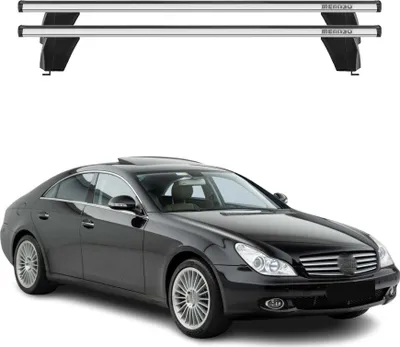 Produktbild von Menabo Dachträger Grundtäger für Mercedes CLS C219 2004-2010 75kg Alu Silber 2x