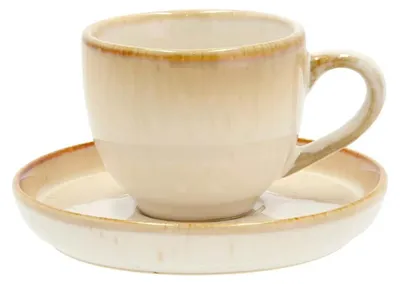 Produktbild von Bitz Espressotasse mit Untertasse cream/cream 0,07 l