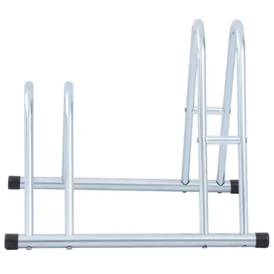 Produktbild von （Robust Möbel） Fahrradständer für 2 Fahrräder Freistehend Verzinkter Stahl - Fahrradständer CL515518 - Fahrradständer