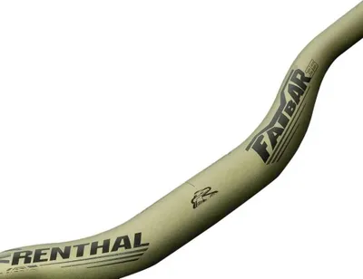 Produktbild von Renthal V3 Fatbar Riser Lenker, 35.0mm, 820x60mm, 9°/5°, gold