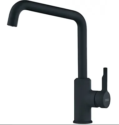 Produktbild von FRANKE Armatur URBAN mit Festauslauf in BLACK MATT / Küchenarmatur / Einhebelmischer