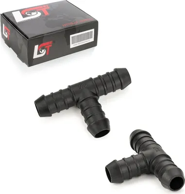 Produktbild von 2x Schlauchverbinder Polyamid T-Stück PA Benzin ölbeständig 14 mm für BMW MINI
