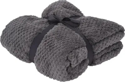 Produktbild von H&S Fleecedecke - kariert - Polyester - grau - 130 x 170 cm
