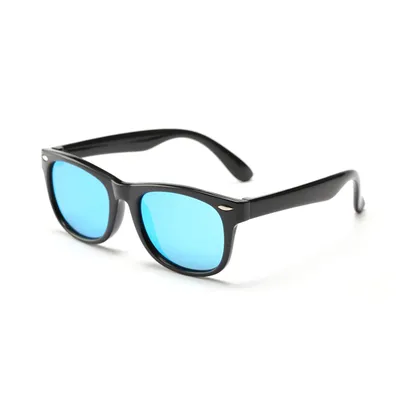 Immagine prodotto di Occhiali da sole polarizzati Techsuit (D802) - per bambini, protezione UV - nero/blu