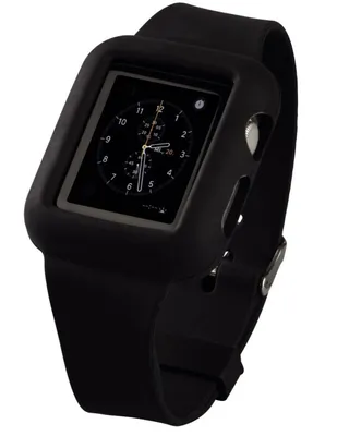 Produktbild von Armband Silicon Schwarz für Apple Watch 42mm Series 0/Series 1