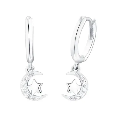 Produktbild von Prinzessin Lillifee 2035294 Ohrhänger Mond mit Stern