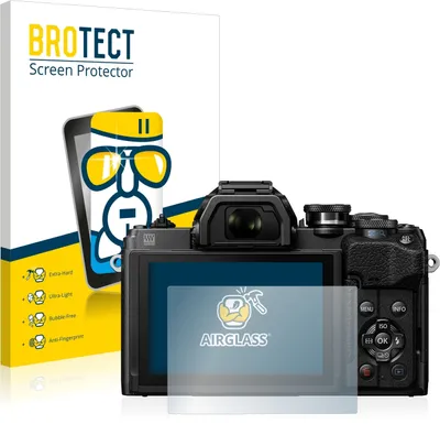 Produktbild von BROTECT Schutzglas für Olympus OM-D E-M10 Mark IV Schutzfolie Panzer Folie Glas Display Schutz klar