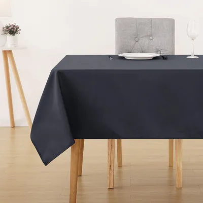 Immagine prodotto di Tovaglia lavabile, idrorepellente, 132x229 cm, grigio scuro, in poliestere