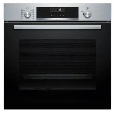 Obrázek produktu pro Bosch HBG536ES3 SER6, Trouba A+, ecoClean zadní stěna+Hydro, 7 funkcí, AutoPilot 10, 1 kolejnice, SoftClose&SoftOpen, nerez