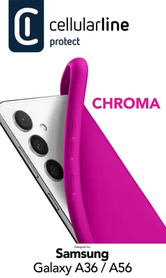Produktbild von Cellularline Chroma Case fr Samsung A36 5G/ A56 5G Pink