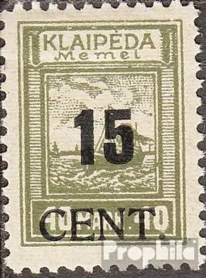 Produktbild von Briefmarken Memelgebiet 1923 Mi 193 gestempelt Aushilfsausgabe