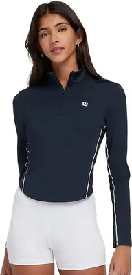 Produktbild von Wilson Brentwood Halbreißverschluss-sweatshirt Blau XS Damen Blau XS
