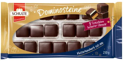 Produktbild von Schulte Dominosteine Zartbitter 250g