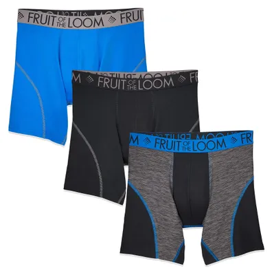 Produktbild von Fruit of the Loom Herren Men's Breathable Boxer Briefs, Moisture Wicking Underwe