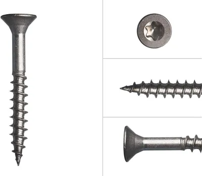 Immagine prodotto di Viti per pannelli truciolari in acciaio inox A2 5 x 40 mm Torx 25 - 200 pezzi