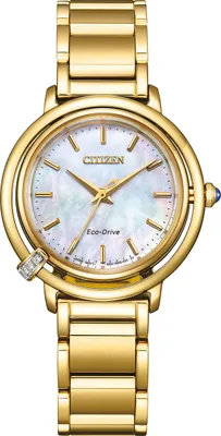 Produktbild von Citizen Damenuhr EcoDrive vergoldet EM1092-64D