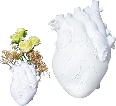 Produktbild von Famanu Anatomische Vase für Dekoration - Kreative Herzform