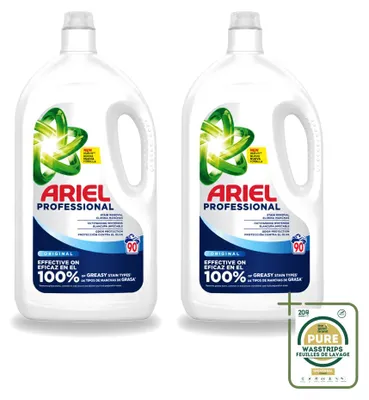 Produktbild von 2 x Ariel Professional Regular Flüssigwaschmittel - 4,05 L - Vorratspackung - 2 Stücke