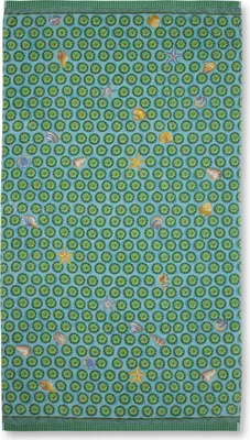 Produktbild von PIP Studio Strandtuch PIP Sea Dots Beachtowel Green 100x180 Grün