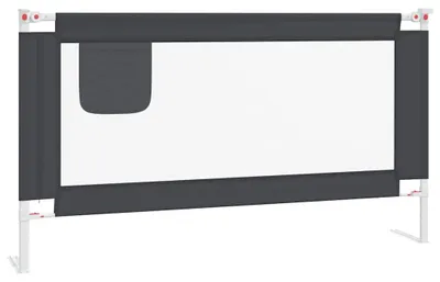 Obrázok produktu pre vidaXL Ochrana postele pre batoľatá Tmavo šedá 150x25 cm Látka