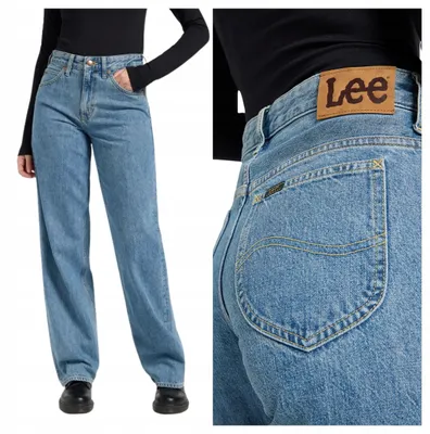 Zdjęcie produktu dla Lee | Damskie jeansy Rider Loose Blue, luźny krój, rozmiar W27 L31