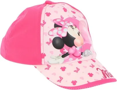 Zdjęcie produktu dla Czapka z daszkiem Disney Minnie Mouse dla dziewczynek różowa