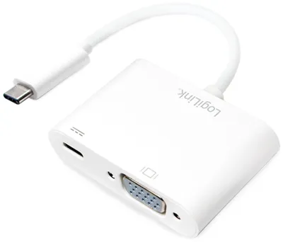 Image de Logilink Adaptateur USB 3.1 Typ C > VGA,Displayport 1.2