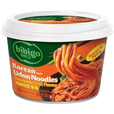 Immagine prodotto di bibigo Tagliatelle udon in stile coreano Topokki Chili 187,2 g