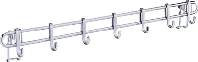 Produktbild von WENKO Haken Leiste Wand Montage Küchen Utensilien Halter Style 7 Reling 60 cm