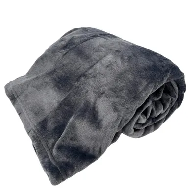 Obrázok produktu pre HOME ELEMENTS Mikroflanelová deka 150 x 200 cm, 220 GSM, tmavosivá